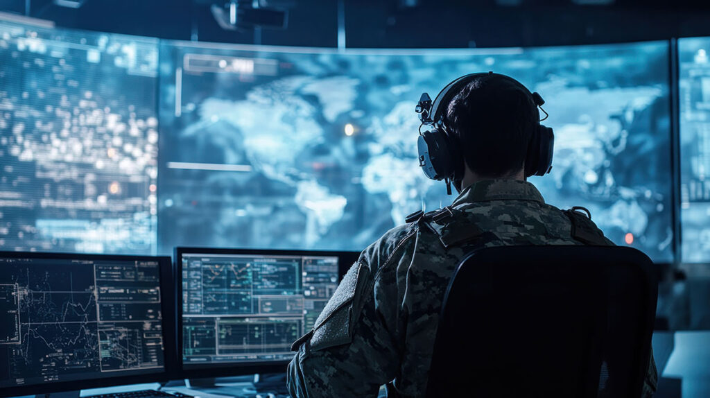 military operations computer and mapping